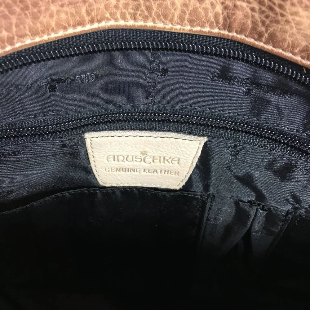 Anuschka NEVER USED Handpainted Leather Laptop Bag + Insert Southwest